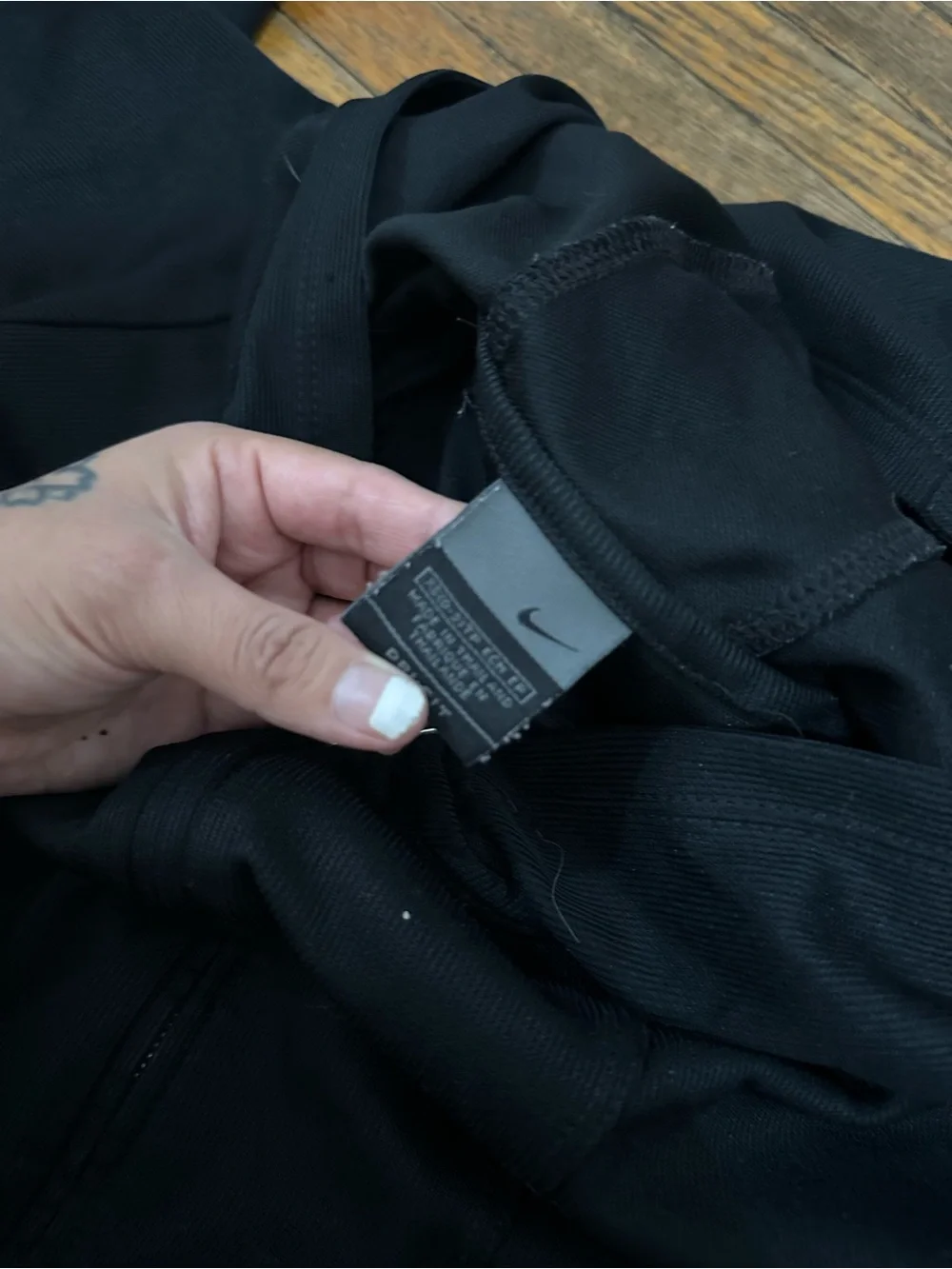 Nike black hooded
